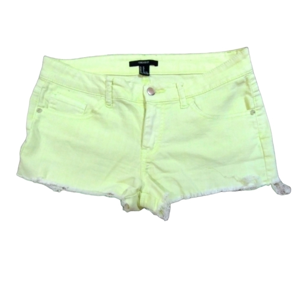 Forever 21 Lime Green Shorts